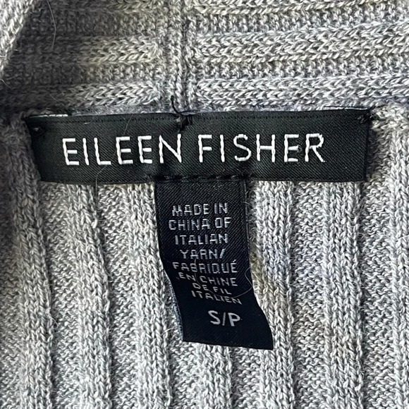 Eileen Fisher | Extra Fine Merino Wool Open Front Cardigan, S - Picture 4 of 5